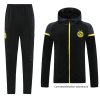 Chandal con Capucha del Borussia Dortmund 2024-2025 Negro Chandal con Capucha del Borussia Dortmund 2024-2025 Negro