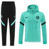 Chandal con Capucha del Inter Milan 2021-2022 Verde Chandal con Capucha del Inter Milan 2021-2022 Verde