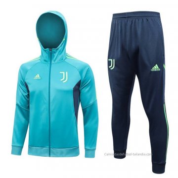 Chandal con Capucha del Juventus 2023-2024 Verde Chandal con Capucha del Juventus 2023-2024 Verde