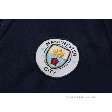 Chandal con Capucha del Manchester City 2021-2022 Azul