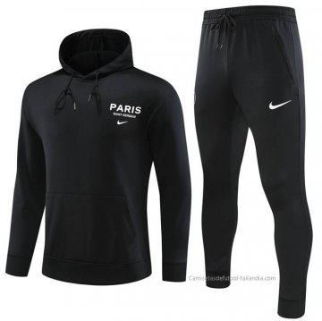 Chandal con Capucha del Paris Saint-Germain 2023 Negro Chandal con Capucha del Paris Saint-Germain 2023 Negro
