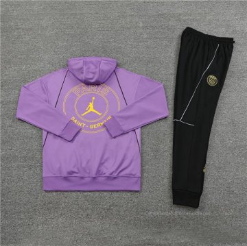 Chandal con Capucha del Paris Saint-Germain Jordan 2023 Purpura