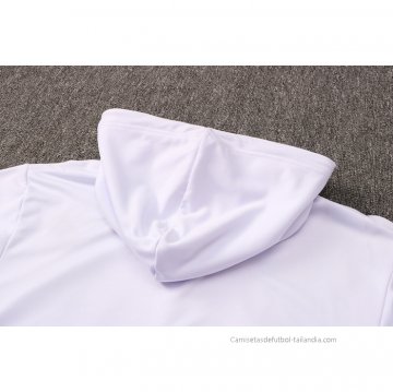 Chandal con Capucha del Paris Saint-Germain Jordan 2021-2022 Blanco