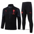 Chandal de Chaqueta del AC Milan Nino 2025-2026 Negro