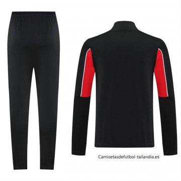 Chandal de Chaqueta del AC Milan Nino 2025-2026 Negro