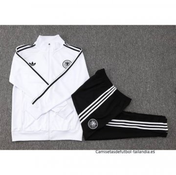 Chandal de Chaqueta del Alemania 2024-2025 Blanco Negro