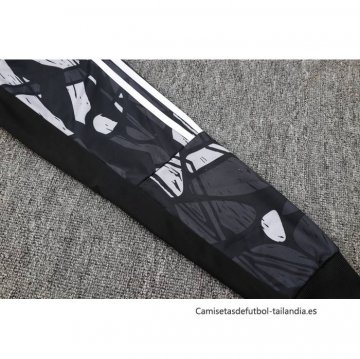 Chandal de Chaqueta del Arsenal 2024-2025 Negro Gris