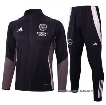 Chandal de Chaqueta del Arsenal Nino 2024-2025 Gris Chandal de Chaqueta del Arsenal Nino 2024-2025 Gris
