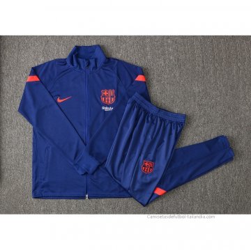 Chandal de Chaqueta del Barcelona 2021-2022 Azul