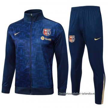Chandal de Chaqueta del Barcelona 2024-2025 Azul Oscuro Chandal de Chaqueta del Barcelona 2024-2025 Azul Oscuro