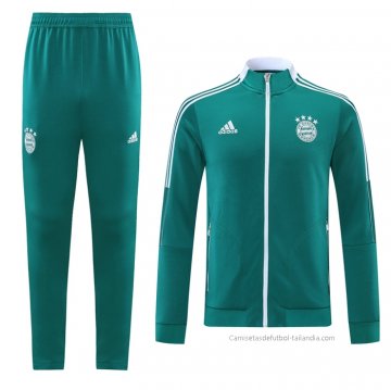 Chandal de Chaqueta del Bayern Munich 2021-2022 Verde Chandal de Chaqueta del Bayern Munich 2021-2022 Verde