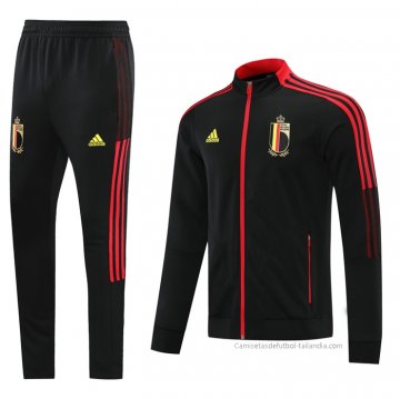 Chandal de Chaqueta del Belgica 2021 Negro