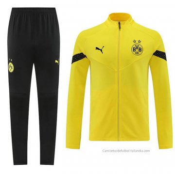 Chandal de Chaqueta del Borussia Dortmund 2022-2023 Amarillo Chandal de Chaqueta del Borussia Dortmund 2022-2023 Amarillo