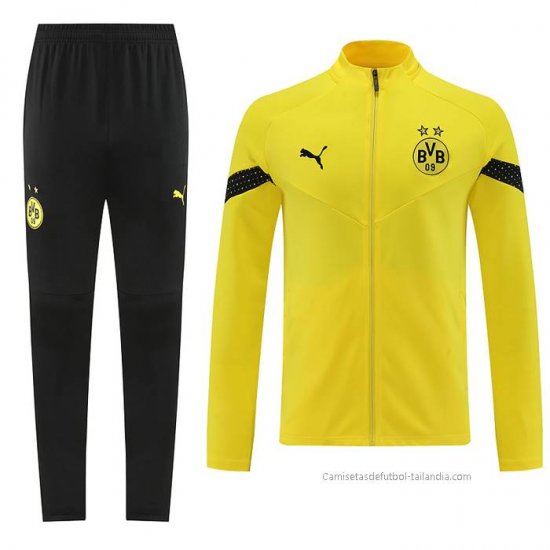 Chandal de Chaqueta del Borussia Dortmund 2022-2023 Amarillo - Haga un click en la imagen para cerrar