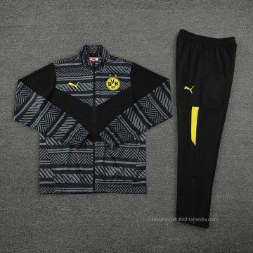 Chandal de Chaqueta del Borussia Dortmund 2022-2023 Gris