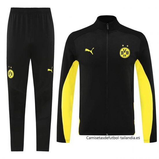 Chandal de Chaqueta del Borussia Dortmund 2024-2025 Negro - Haga un click en la imagen para cerrar