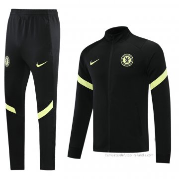 Chandal de Chaqueta del Chelsea 2021-2022 Negro