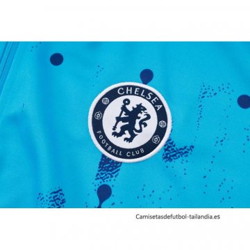 Chandal de Chaqueta del Chelsea Nino 2024-2025 Azul Claro
