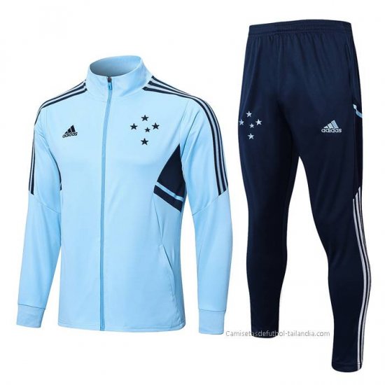 Chandal de Chaqueta del Cruzeiro 2022-2023 Azul - Haga un click en la imagen para cerrar