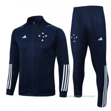 Chandal de Chaqueta del Cruzeiro 2023-2024 Azul Chandal de Chaqueta del Cruzeiro 2023-2024 Azul