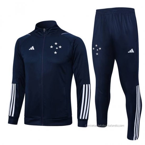 Chandal de Chaqueta del Cruzeiro 2023-2024 Azul - Haga un click en la imagen para cerrar