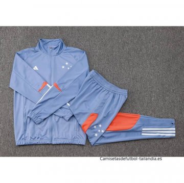 Chandal de Chaqueta del Cruzeiro 2024-2025 Gris