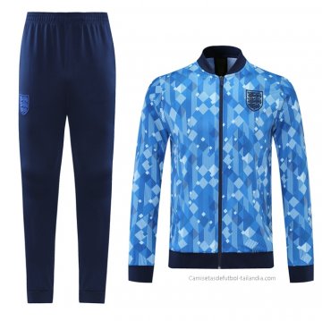 Chandal de Chaqueta del Inglaterra 2021-2022 Azul