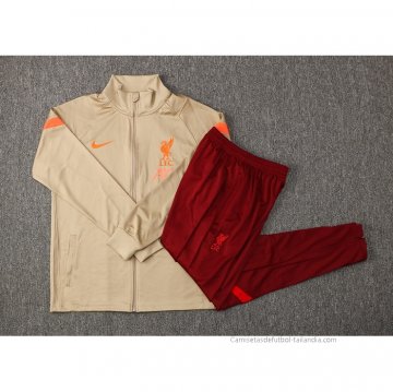 Chandal de Chaqueta del Liverpool 2021-2022 Amarillo