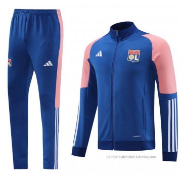 Chandal de Chaqueta del Lyon 2023-2024 Azul