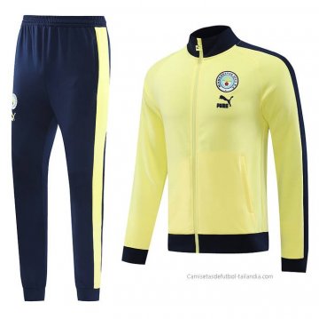 Chandal de Chaqueta del Manchester City 2023-2024 Amarillo