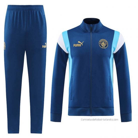 Chandal de Chaqueta del Manchester City 2023-2024 Azul - Haga un click en la imagen para cerrar