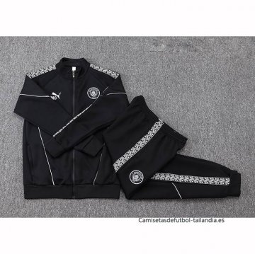 Chandal de Chaqueta del Manchester City Nino 2025-2026 Negro