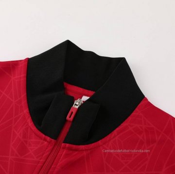 Chandal de Chaqueta del Manchester United 2023-2024 Rojo