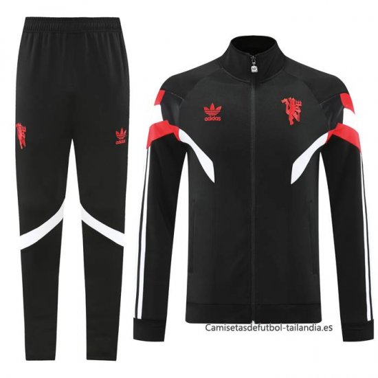 Chandal de Chaqueta del Manchester United 2024-2025 Negro - Haga un click en la imagen para cerrar