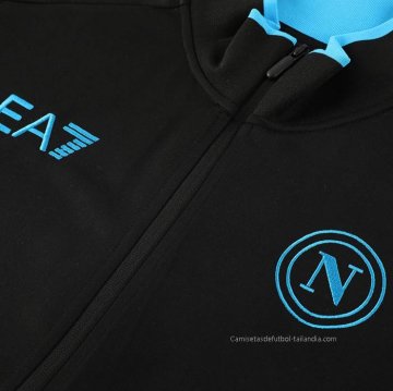 Chandal de Chaqueta del Napoli 2023-2024 Negro