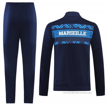 Chandal de Chaqueta del Olympique Marsella 2022-2023 Azul