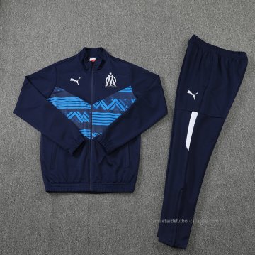 Chandal de Chaqueta del Olympique Marsella 2022-2023 Azul