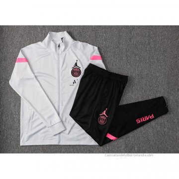Chandal de Chaqueta del Paris Saint-Germain 2021-2022 Gris