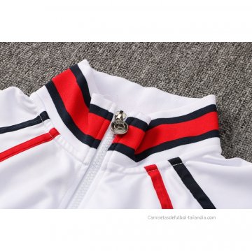 Chandal de Chaqueta del Paris Saint-Germain Jordan 2021-2022 Blanco