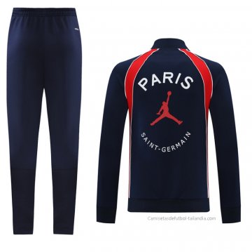 Chandal de Chaqueta del Paris Saint-Germain Jordan 2021-2022 Azul