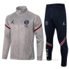 Chandal de Chaqueta del Paris Saint-Germain Jordan 2021-2022 Gris Chandal de Chaqueta del Paris Saint-Germain Jordan 2021-2022 Gris