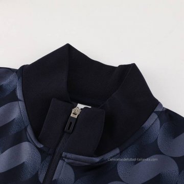 Chandal de Chaqueta del Real Madrid 2023-2024 Azul Oscuro