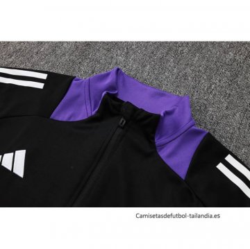 Chandal de Chaqueta del Real Madrid 2024-2025 Negro