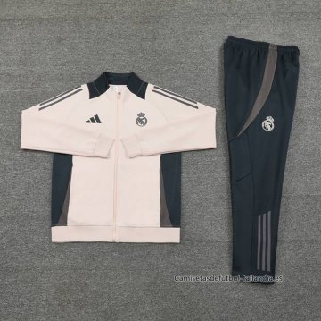 Chandal de Chaqueta del Real Madrid 2024-2025 Rosa