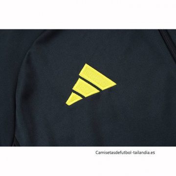 Chandal de Chaqueta del Real Madrid 2025-2026 Gris Amarillo