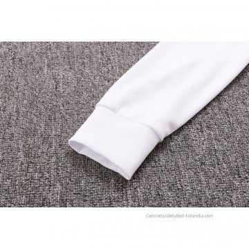 Chandal de Chaqueta del Real Madrid Nino 2022-2023 Blanco y Purpura
