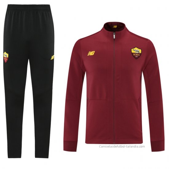 Chandal de Chaqueta del Roma 2021-2022 Rojo - Haga un click en la imagen para cerrar