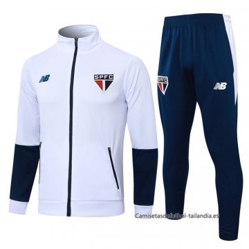 Chandal de Chaqueta del Sao Paulo 2024-2025 Blanco Chandal de Chaqueta del Sao Paulo 2024-2025 Blanco