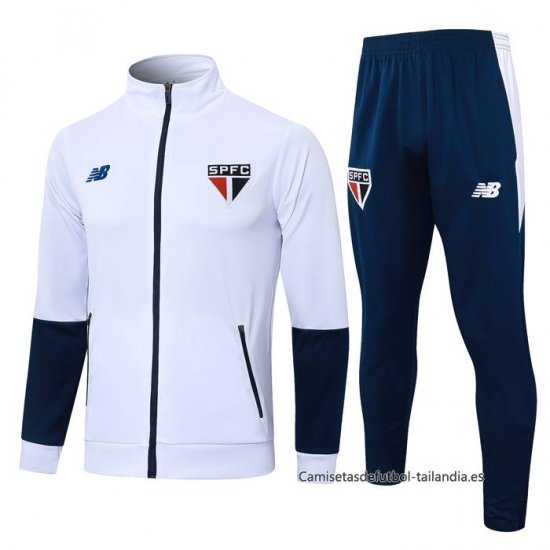 Chandal de Chaqueta del Sao Paulo 2024-2025 Blanco - Haga un click en la imagen para cerrar