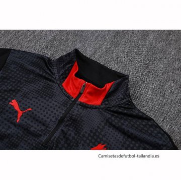 Chandal de Sudadera del AC Milan 2025-2026 Negro